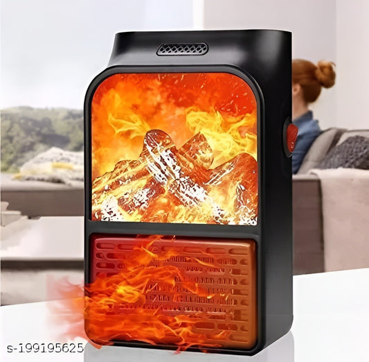 Remote control winter new flame heater heater household mini heater bedroom office dormitory mobile small air conditioner
